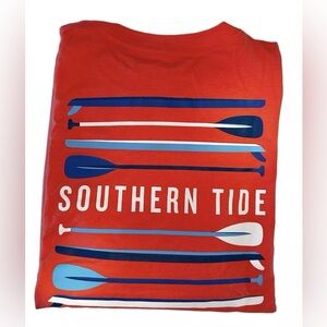 SOUTHERN TIDE SKIPJACK MEN'S S/S PADDLE AWAY GRAPHIC T-SHIRT.SZ.L.NWT.MSRP&48